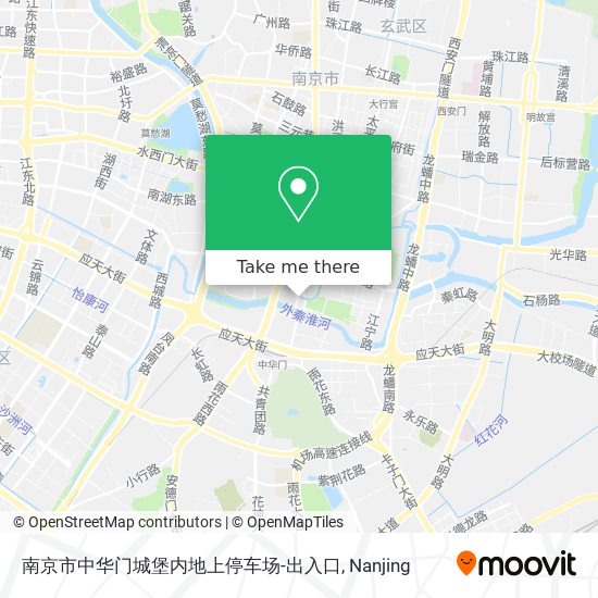 南京市中华门城堡内地上停车场-出入口 map