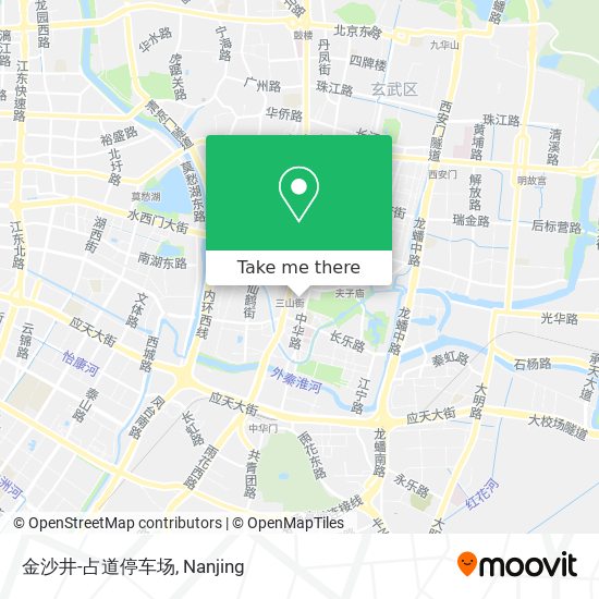 金沙井-占道停车场 map