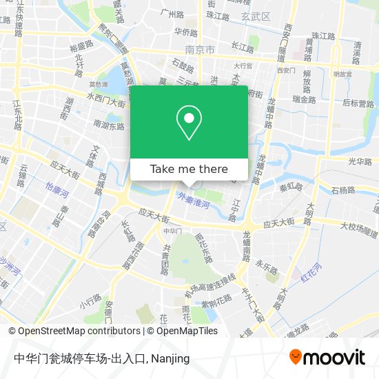 中华门瓮城停车场-出入口 map