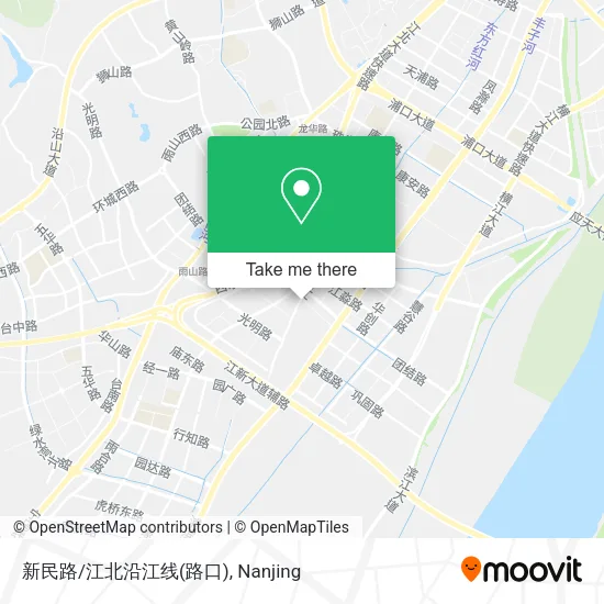 新民路/江北沿江线(路口) map