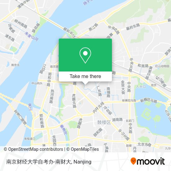 南京财经大学自考办-南财大 map