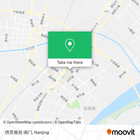 绣景雅苑-南门 map