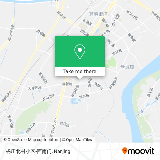 杨庄北村小区-西南门 map