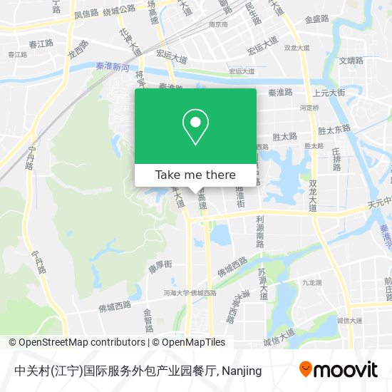 中关村(江宁)国际服务外包产业园餐厅 map