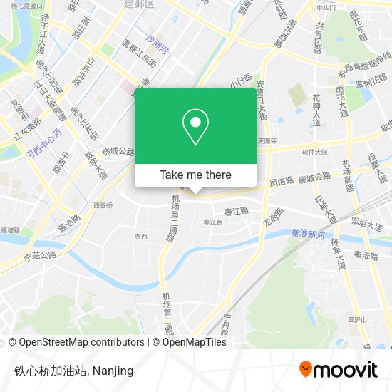 铁心桥加油站 map