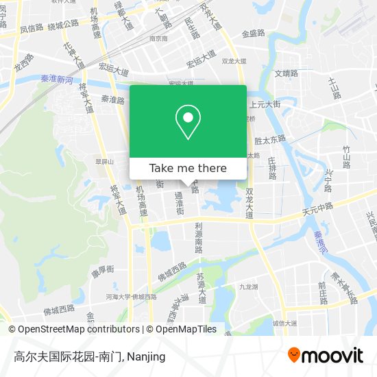 高尔夫国际花园-南门 map