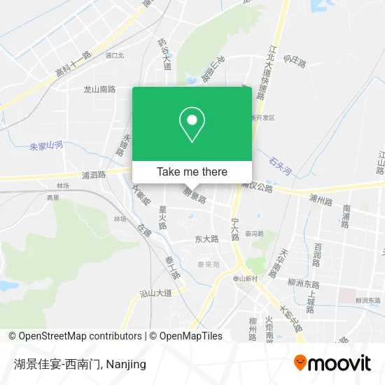 湖景佳宴-西南门 map