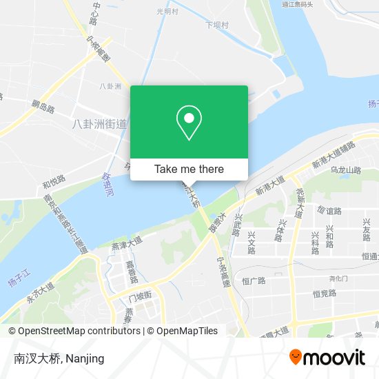 南汊大桥 map
