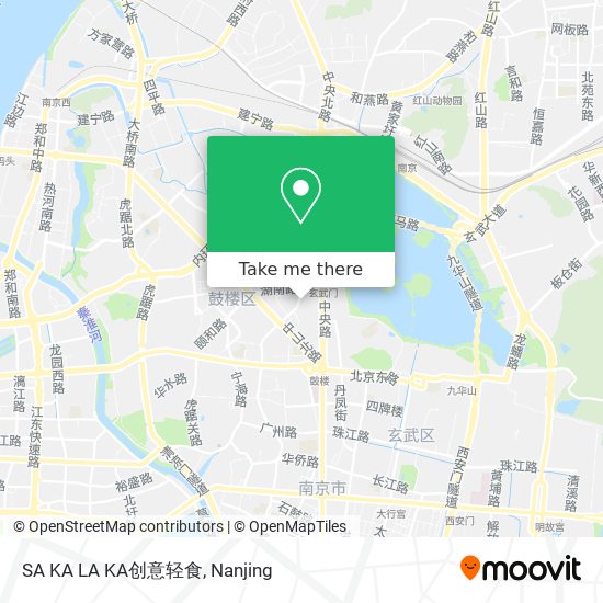SA KA LA KA创意轻食 map