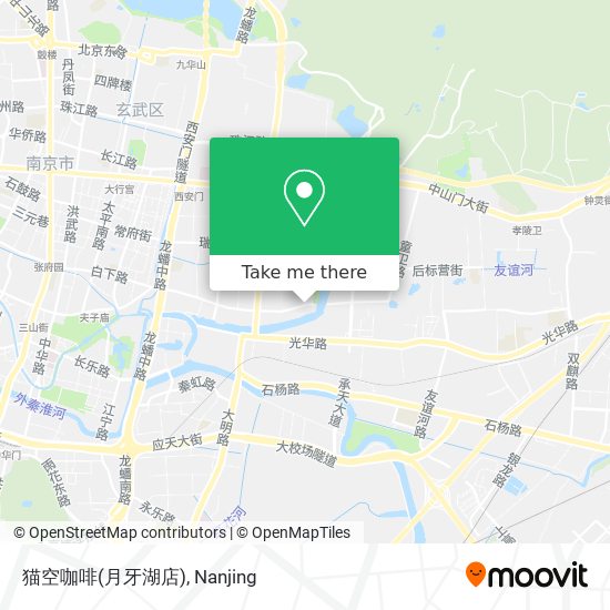猫空咖啡(月牙湖店) map