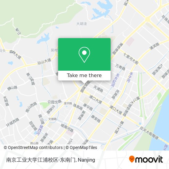 南京工业大学江浦校区-东南门 map
