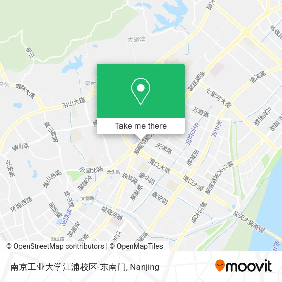 南京工业大学江浦校区-东南门 map