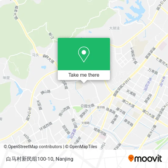 白马村新民组100-10 map