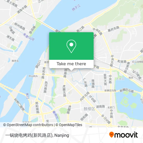一锅烧电烤鸡(新民路店) map