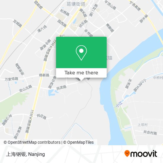 上海钢银 map