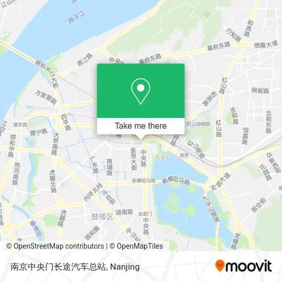 南京中央门长途汽车总站 map