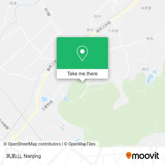 凤凰山 map