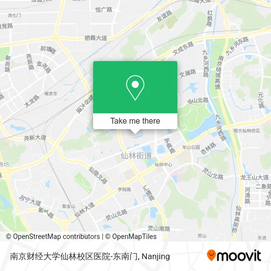 南京财经大学仙林校区医院-东南门 map