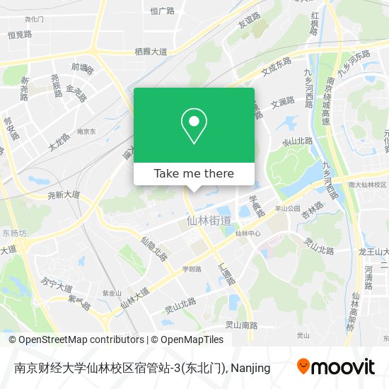 南京财经大学仙林校区宿管站-3(东北门) map