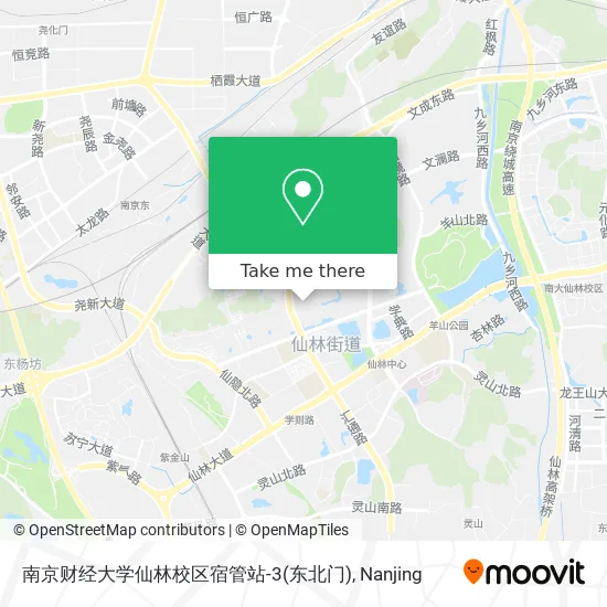 南京财经大学仙林校区宿管站-3(东北门) map