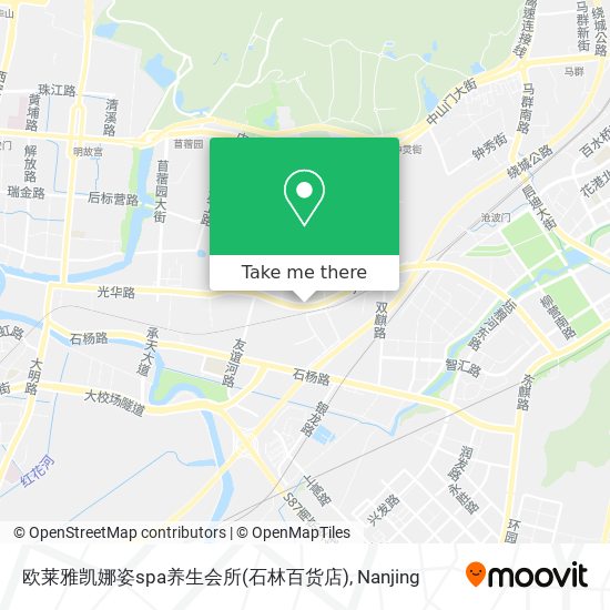 欧莱雅凯娜姿spa养生会所(石林百货店) map