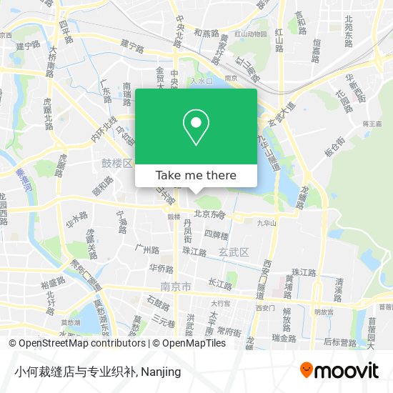 小何裁缝店与专业织补 map