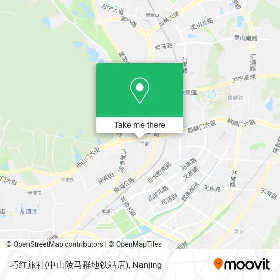 巧红旅社(中山陵马群地铁站店) map