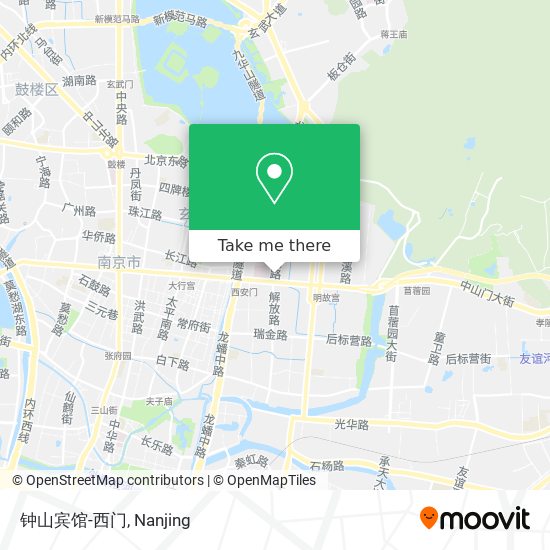 钟山宾馆-西门 map