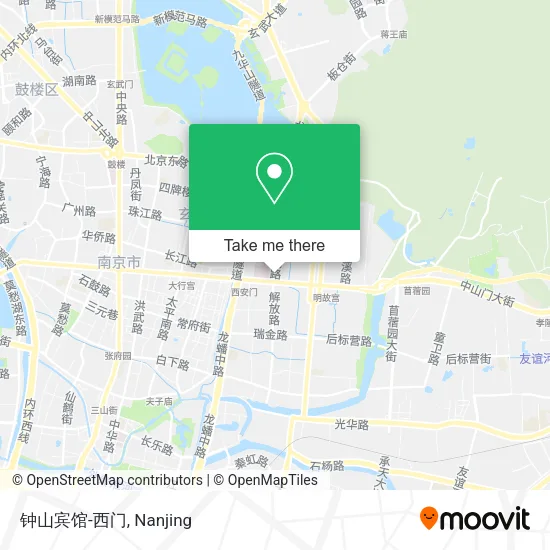 钟山宾馆-西门 map