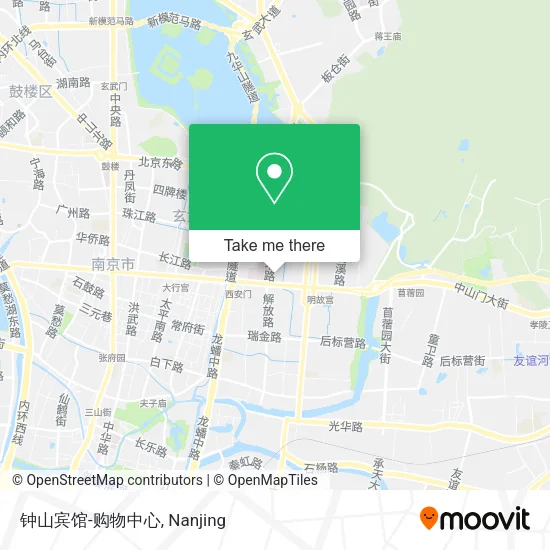 钟山宾馆-购物中心 map