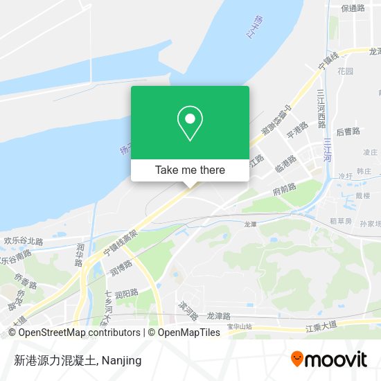 新港源力混凝土 map
