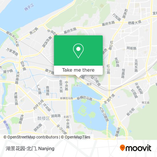 湖景花园-北门 map