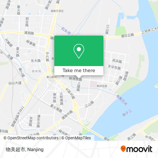物美超市 map