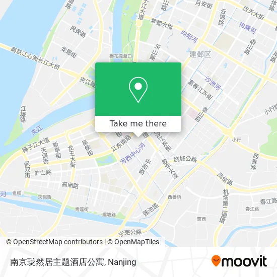 南京珑然居主题酒店公寓 map