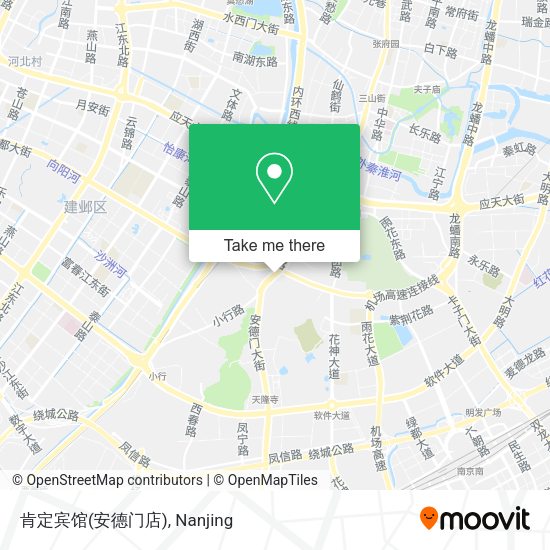 肯定宾馆(安德门店) map