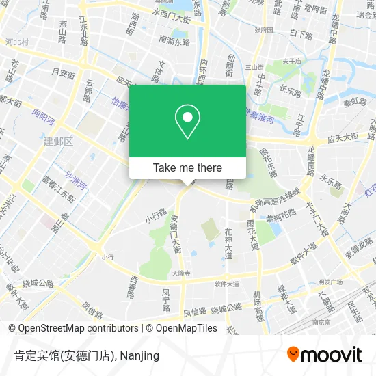 肯定宾馆(安德门店) map