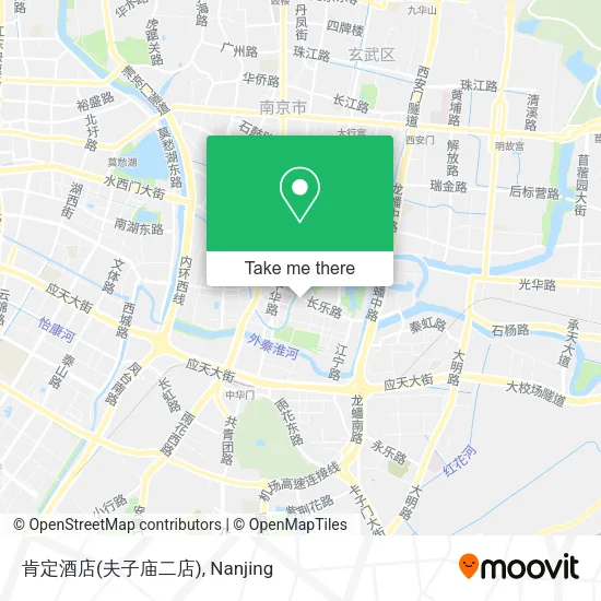 肯定酒店(夫子庙二店) map