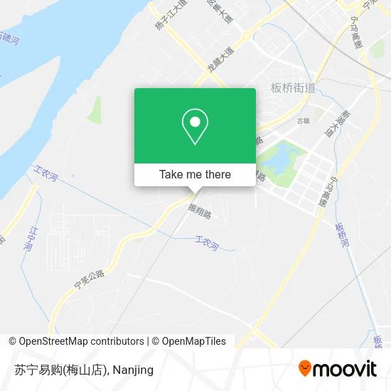苏宁易购(梅山店) map