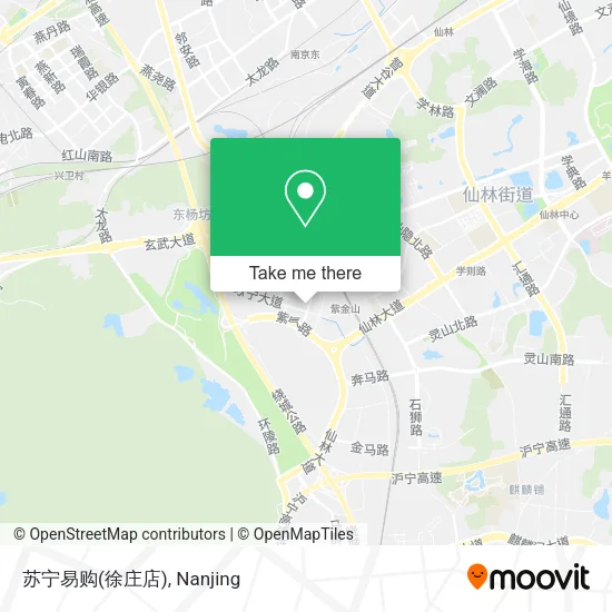 苏宁易购(徐庄店) map