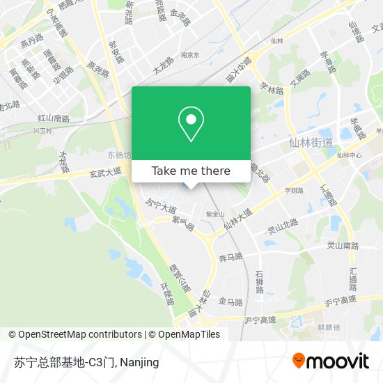 苏宁总部基地-C3门 map