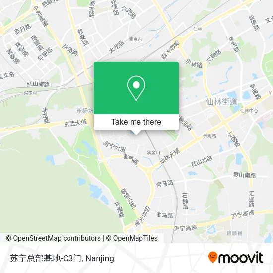 苏宁总部基地-C3门 map