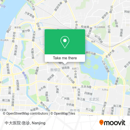 中大医院-急诊 map