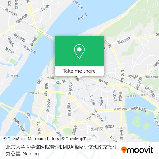 北京大学医学部医院管理EMBA高级研修班南京招生办公室 map