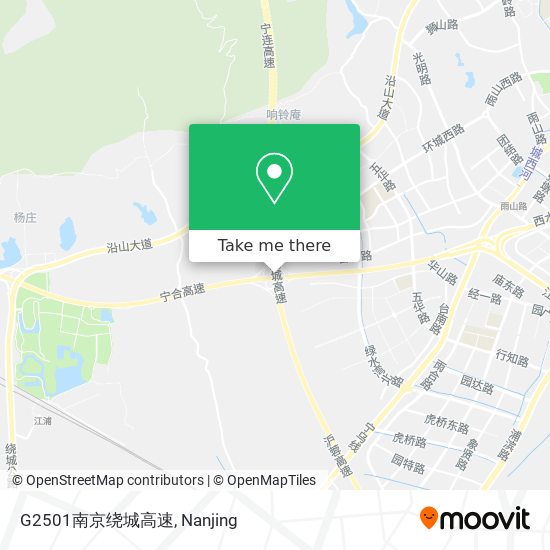 G2501南京绕城高速 map
