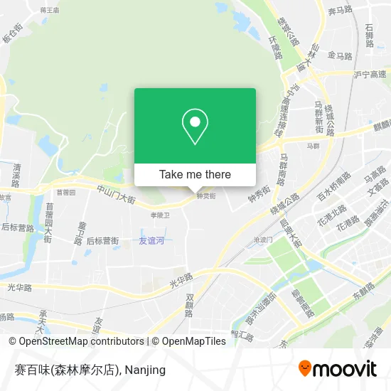 赛百味(森林摩尔店) map
