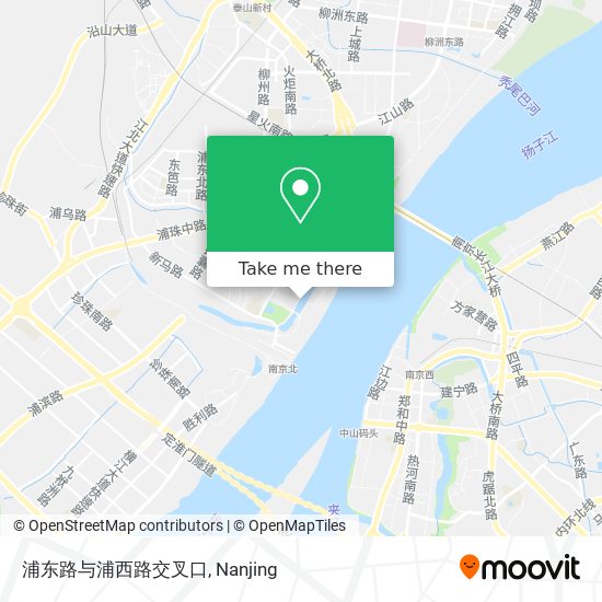 浦东路与浦西路交叉口 map