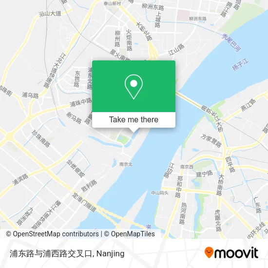 浦东路与浦西路交叉口 map