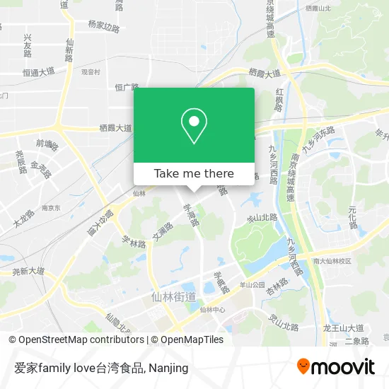 爱家family love台湾食品 map