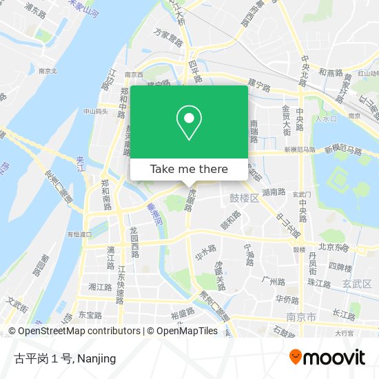 古平岗１号 map