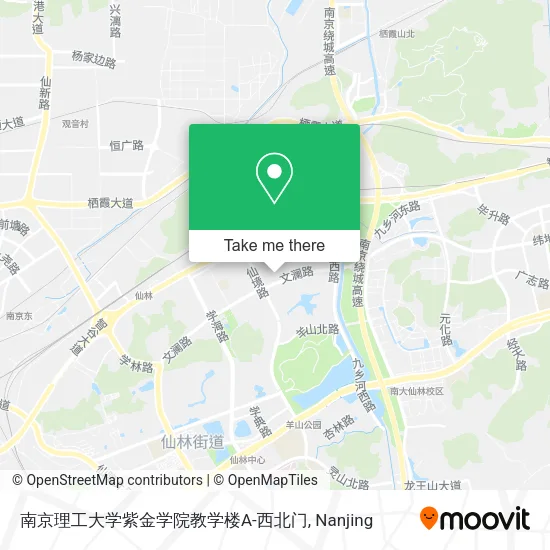 南京理工大学紫金学院教学楼A-西北门 map